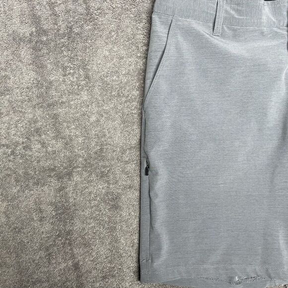 BYLT Shorts Mens XXL KINETIC 9" Performance Shorts Stretch Golf Gray - Picture 6 of 9